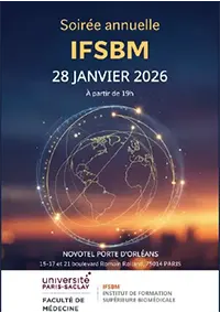 Affiche IFSBM "Soirée annuelle 2026"